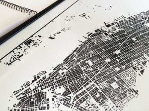 Urban plan quiz city art map