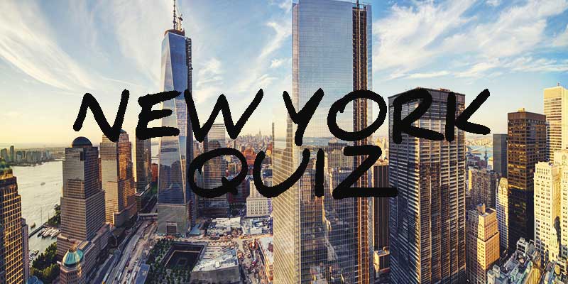 New York city art map posters New York Quiz