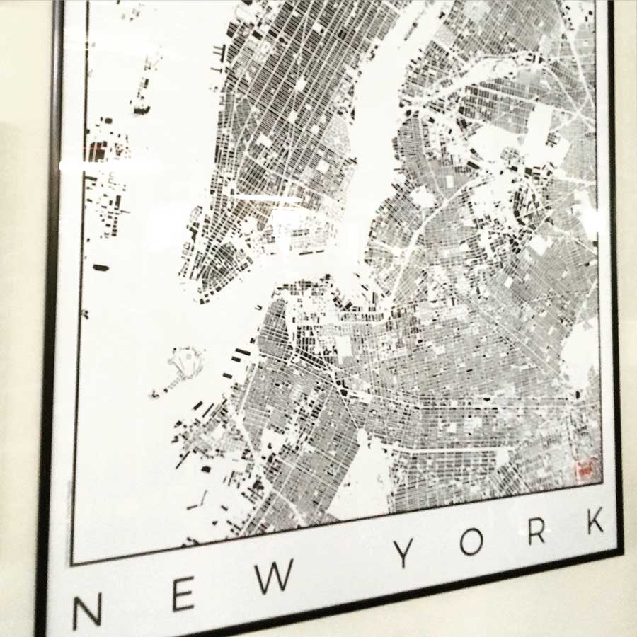 New York artposters artprints city map design